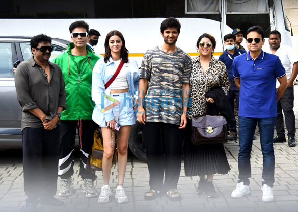 Photos: Vijay Deverakonda, Ananya Panday, Karan Johar and others snapped at Kalina private airport