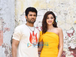 Photos: Vijay Deverakonda and Ananya Panday snapped promoting Liger on sets of The Laughter Challenge