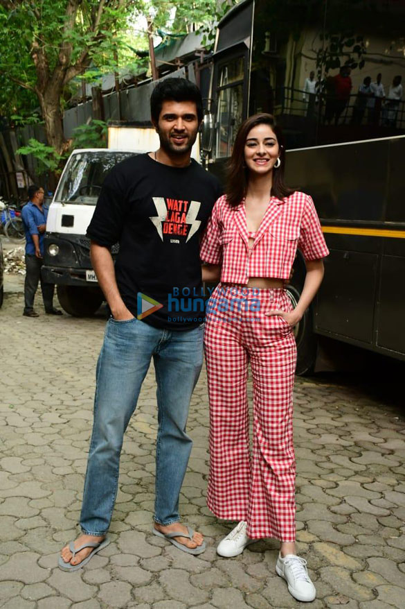 photos vijay deverakonda and ananya panday snapped promoting their film liger 1