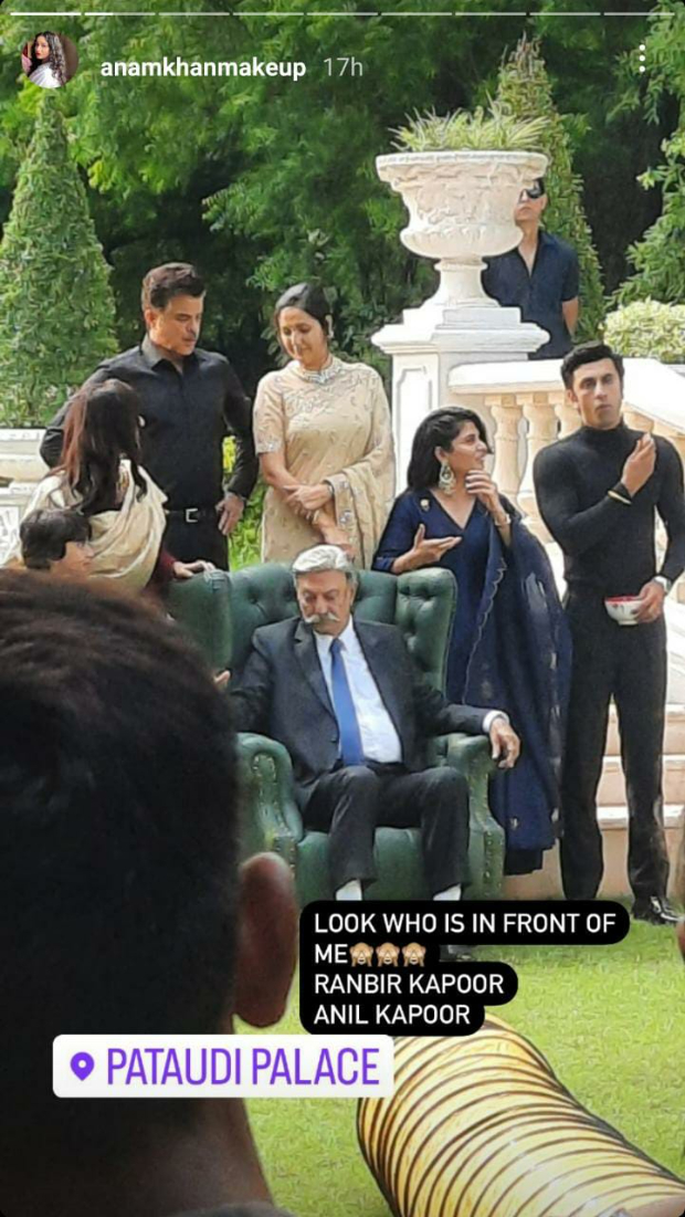Ranbir Kapoor, Anil Kapoor, Suresh Oberoi shoot Sandeep Reddy Vanga's Animal at Pataudi Palace, see leaked photo