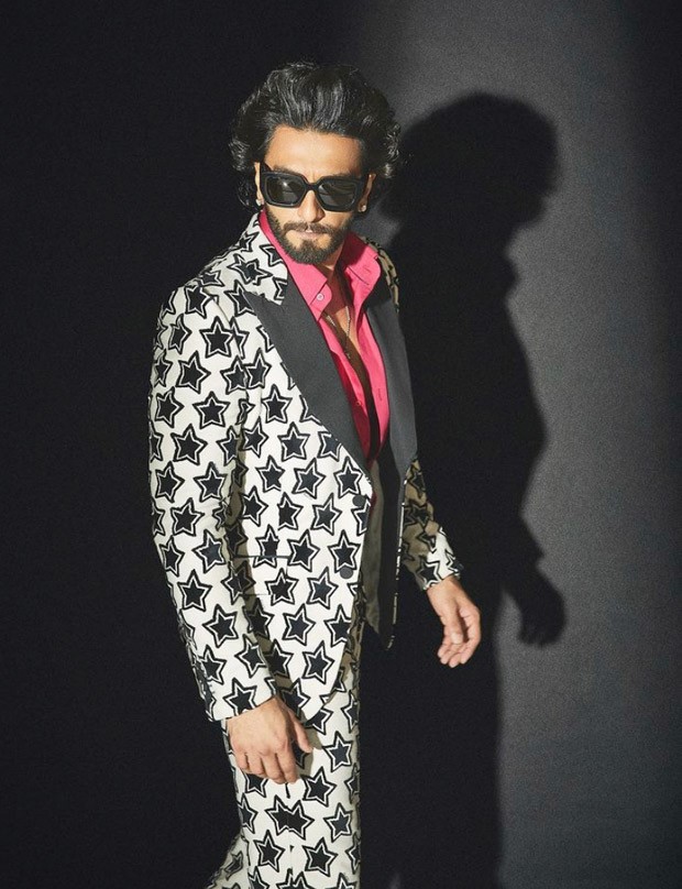 Ranveer Singh nails print-on-print trend with funky Gucci star printed suit for Koffee with Karan 7