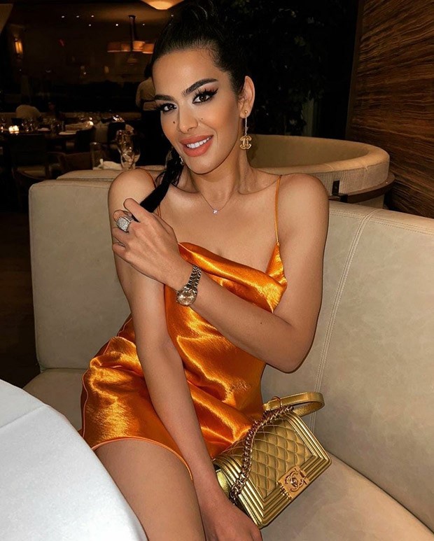 Sanjay Dutt’s daughter Trishala Dutt shares a smouldering picture in orange satin midi dress with cowl neckline Sanjay Dutt’s daughter Trishala Dutt shares a smouldering picture in orange satin midi dress with cowl neckline