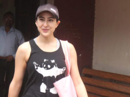 Sara Ali Khan is all smiles as she leaves for a workout session