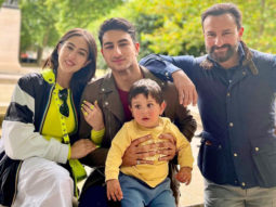 Sara Ali Khan shares a picture-perfect moment with the Pataudis featuring Saif Ali Khan, Ibrahim and Jeh in London, see photos 