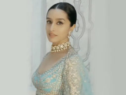 Shraddha Kapoor looks heavenly in blue lehenga and shimmery eyeshadow