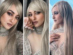 Sonakshi Sinha is virtually unrecognisable in ash blonde hair, matches her hairstyle to outfit