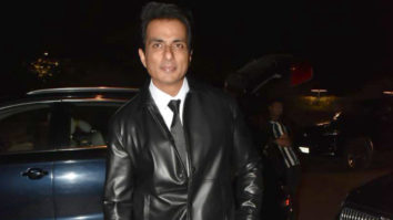 Sonu Sood looks handsome as always in black leather jacket