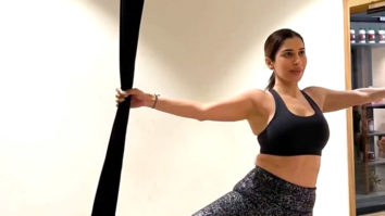 Sophie Choudry’s ariel workout