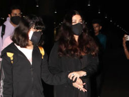 Spotted: Aishwarya Rai, Abhishek & Aaradhya Bachchan at Mumbai airport