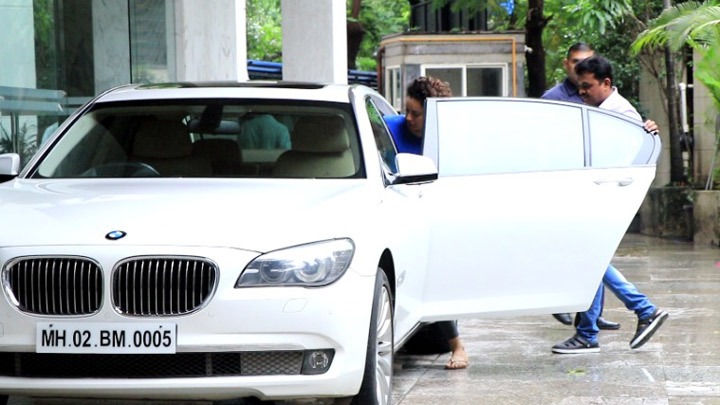 Spotted: Kangana Ranaut at her residence