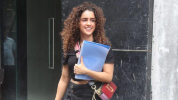 Spotted: Sanya Malhotra at RSVP office with an script