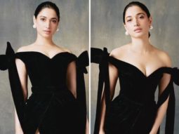 Tamannaah Bhatia sets style goals in a glam black velvet gown