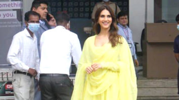 Vaani Kapoor looks beautiful in her bright yellow outfit