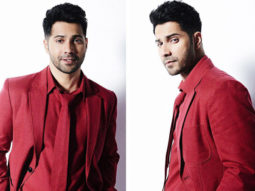 Varun Dhawan looks suave in red coloured suit for Koffee with Karan season 7