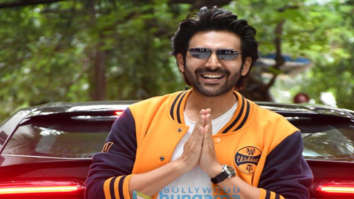 Photos: Kartik Aaryan snapped at the Maddock Films office in Santacruz