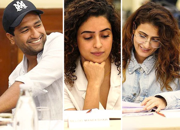 Vicky Kaushal kicks off Sam Bahadur with Sanya Malhotra and team; co-star Fatima Sana Shaikh shares photos