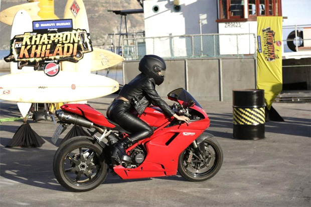 Khatron Ke Khiladi 12: Shivangi Joshi is all set for a ‘dhamakedaar’ entry as she turns biker on the sets of the reality show
