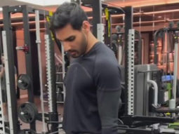 Ahan Shetty sweats of all the calories in gym