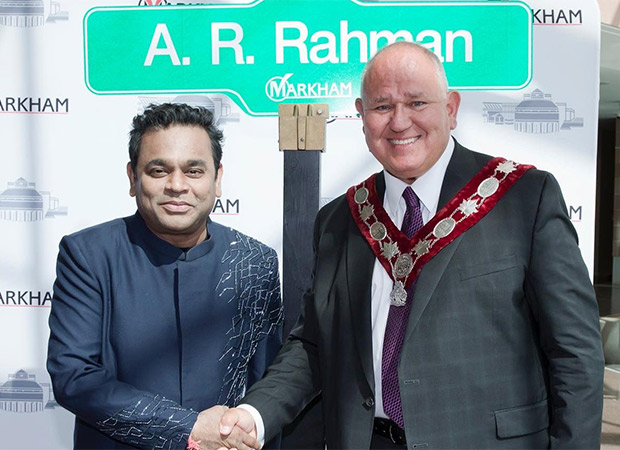 A R Rahman gets a street named after him; shares photos on social media