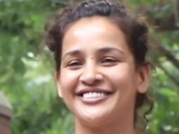 Aisha Sharma flaunts her abs as she poses for paps