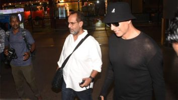 Akshay Kumar spotted at the airport with Raksha Bandhan director Anand L Rai
