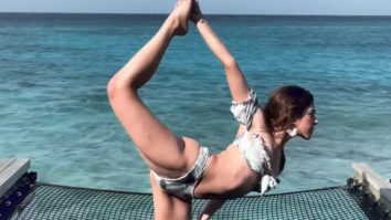 Alaya F shows off her flexibility skills