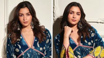 Alia Bhatt is an ethnic dream in breezy teal blue silk velvet kurta worth Rs. 25K for Darlings promotion Alia Bhatt is an ethnic dream in breezy teal blue silk velvet kurta worth Rs. 25K for Darlings promotion