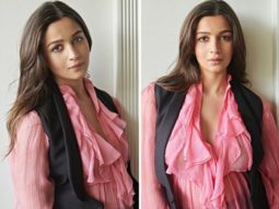 Alia Bhatt reminds fans of Bhramastra release date dressed in Gucci pink ruffle dress and pants worth Rs. 3 Lakh