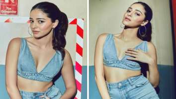Ananya Panday slays denim-on-denim look in Source Known’s denim co-ord set worth Rs. 16K for Liger promotions