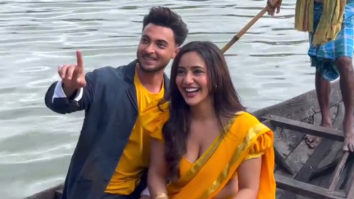 Ayush Sharma and Neha Sharma look cute twinning in yellow