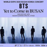 BTS to hold global concert to bring the World Expo 2030 to Busan on October 15; 100,000 people are expected to attend