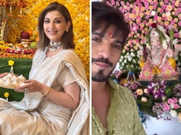 Bollywood and TV celebrities welcome Lord Ganesha at their residence on the day of Ganesh Chaturthi