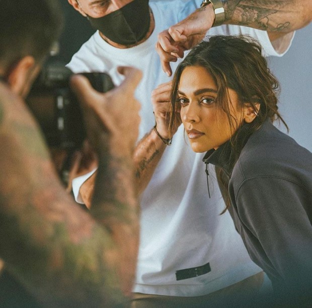 Deepika Padukone flaunts her million-dollar smile, shares fun behind-the-scenes pictures of photo-shoot