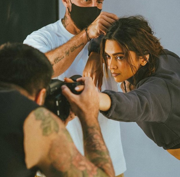 Deepika Padukone flaunts her million-dollar smile, shares fun behind-the-scenes pictures of photo-shoot