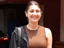 Dhvani Bhanushali snapped post gym session