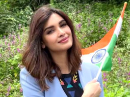 Diana Penty smiles with Indian flag on 75 years of Independence