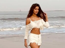Disha Patani enjoying the waves at the beach