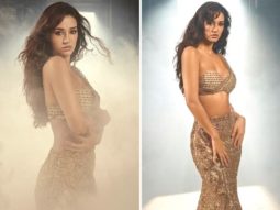 Disha Patani goes glam and looks incredible in Falguni & Shane peacock beige lehegna