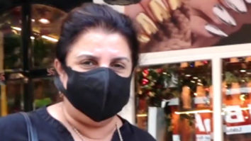 Farah Khan spotted in the city