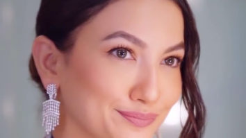Gauahar Khan’s elegant black outfit with a hint of white