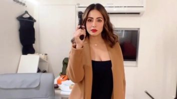 Hina Khan turns gangster for a day