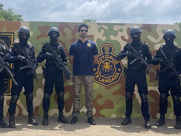 Independence Day 2022: Adivi Sesh celebrates the day at the Octopus Special Forces Campus