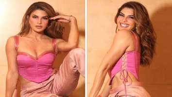 Jacqueline Fernandez looks bold in pink corset, pants and white Balenciaga heels in latest photoshoot Jacqueline Fernandez looks bold in pink corset, pants and white Balenciaga heels in latest photoshoot