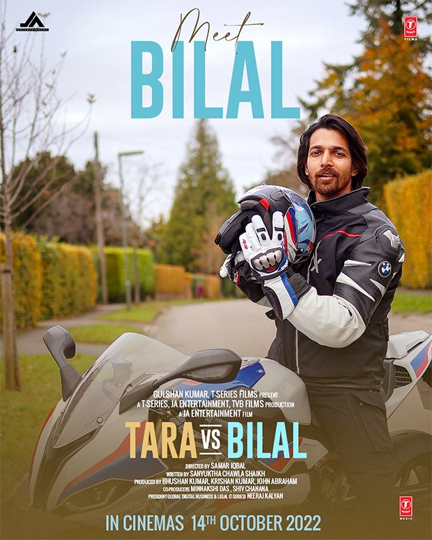John Abraham and Bhushan Kumar team up for Tara Vs Bilal set to release on October 14; first posters of Sonia Rathee, Harshvardhan Rane unveiled John Abraham and Bhushan Kumar team up for Tara Vs Bilal set to release on October 14; first posters of Sonia Rathee, Harshvardhan Rane unveiled