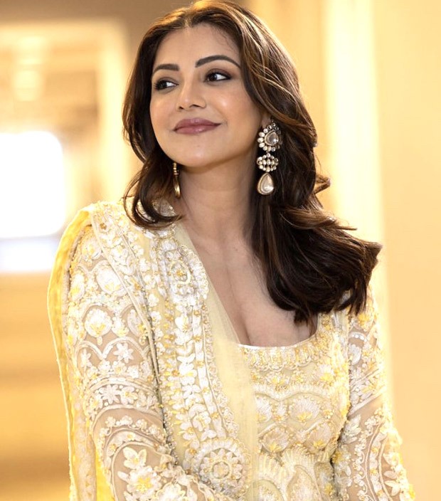Kajal Aggarwal in Manish Malhotra’s yellow Anarkali is festive fashion goals