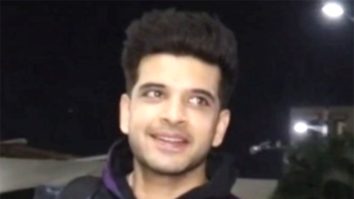 Karan Kundrra’s fun chat with paps at the airport