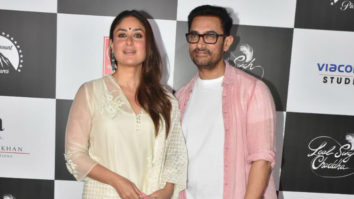Kareena Kapoor and Aamir Khan pose for paps with Saif Ali Khan and Kiran Rao