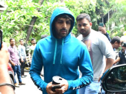 Kartik Aaryan gets snapped in the city in a blue hoodie