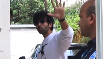 Kartik Aaryan snapped in a comfy casual white sweatshirt