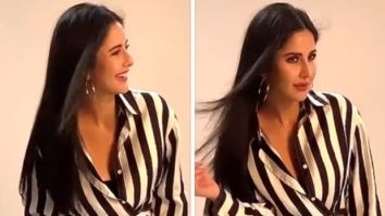 Katrina Kaif makes a sartorial statement with stripes and monochrome as she sports chic black and white shirt dress worth Rs.1 Lakh